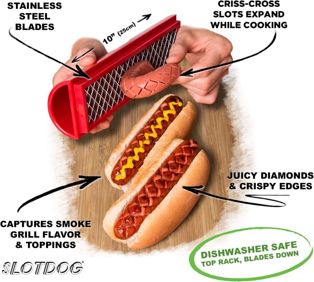 The Slotdog: A Unique Hot Dog Slicing Tool